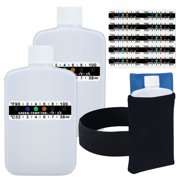 Urine Test Complete Kit Portable Empty Bottles with Thermal Preservation Gel Bag…