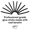 Fusion Hair Extension Keratin Glue Sticks by The Hair Shop - Professional Hair Bond Adhesive Sticks for Extension Glue Gun, (Black)