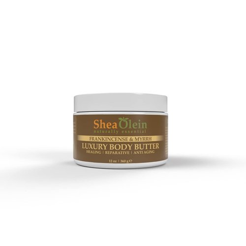 Shea Olein Luxury Body Butter (Frankincense - Myrrh Luxury Body Butter (12oz))