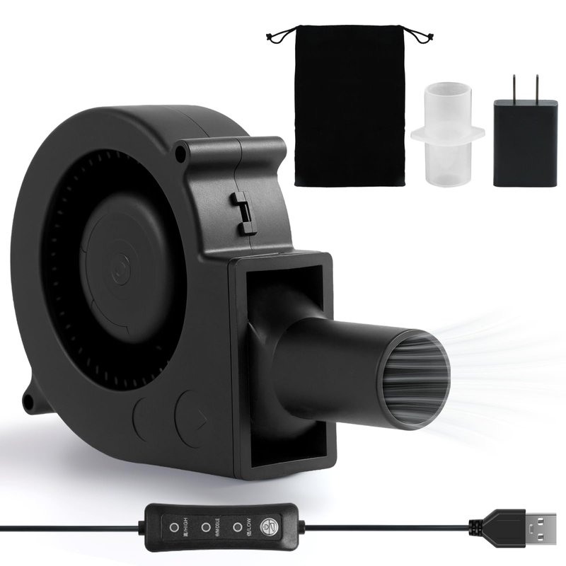 CPAP Hose Dryer with Adjustable Speed – CPAP Tube Dryer & Cleaner Blower Fan, Compatible with Sta...