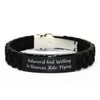 Reusable Kite Flying Gifts, Introvert but Willing to Discuss Kite Flying., Nice Holiday Black Glidelock Clasp Bracelet from Men Women