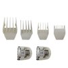 Hair Clipper Trimmer Blades w/Comb Guides Replacement # 2068-1001 Compatible for Wahl Peanut 8685, 8655, 8663, 8685-1701,White,Professional Accessories