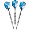 Viper by GLD Products Cold Steel 80% Tungsten Steel Tip Darts, 21 Grams,Black,23-2921-21