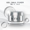 Strengthening Nail Builder Gel For Nails (.5 Fl Oz / 15ml) NYK1 NailForce Gel Builder For Nails Fix Split Broken Nail Strengthener - Clear Polygel Nail Gel Builder UV Gel and LED Hard Gel For Nails
