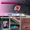 SINSEN Car Safety Hammer, Automotive Window Breaker and Seatbelt Cutter for Women, Roadside Emergency Kit, 3 in 1 Escape Tools, Road Trip Essential and Must Haves (1, Pink)