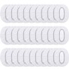 200 Pack Clear Disposable Ear Protectors Waterproof Ear Covers for Hair Dye, Shower, Bathing
