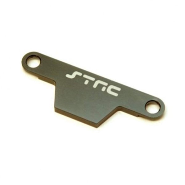 ST Racing Concepts ST3727AGM CNC Machined Aluminum HD Battery Hold Down Plate (Rustler/Bandit) Gunmetal
