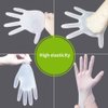 BLAZOR Clear Vinyl Gloves, Powder & Latex Free Disposable Glove, Non Allergy for Industrial, Food Service, Cleaning
