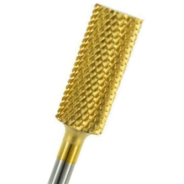 Medicool Gold Carbide Barrel Nail Filing and Shaping Bit for Manicure | CC2
