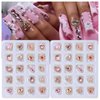 40PCS Luxury Nail Art Rhinestones Kit for Acrylic Nails，Alloy Nail Charms Nail Decorations，Nail Accessories Nail Jewels for Nail Art Supplies Manicure Making Craft DIY