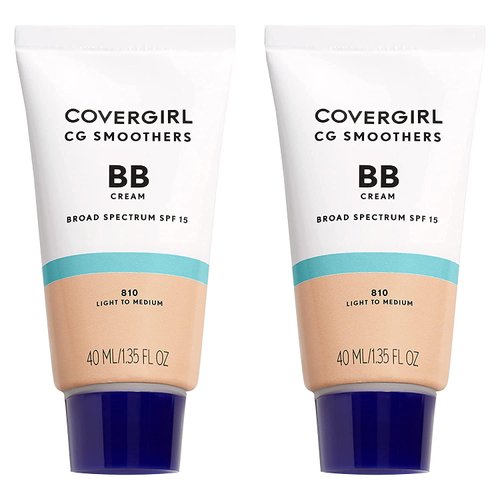 COVERGIRL Smoothers Lightweight Bb Cream With Spf 15, 810 Light To Medium Skin Tones, 2 Count