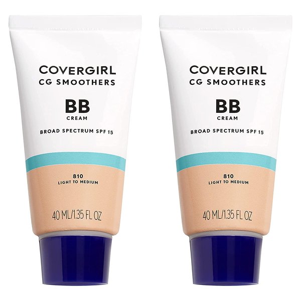 COVERGIRL Smoothers Lightweight Bb Cream With Spf 15, 810 Light To Medium Skin Tones, 2 Count