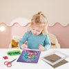PracticeJQDEN Ice Cream Girl Diamond Painting Kits, 5D Gem Art for Kids DIY Paint-by-Number Kits with Frame Arts and Crafts Dots Kits for Kids Christmas Birthday Gifts for Girls Ages 6-12
