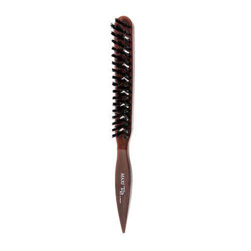 Phillips Brush Maxi-Teaze, Natural Bristles & Thin Point Shape Teasing & Styling Brush