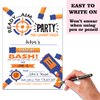 Nopoben Birthday Party Invitation Cards, Water Guns Party Celebration, Water Blaster Bash，Party Supplies, Favors, 20 Cards With 20 Envelopes – (B01)