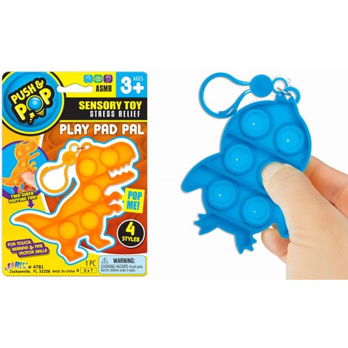 JA-RU Pop It Keychain Bubble Fidget Toy (1 Unit Random Assorted) Sensory Toys Push Cheap Popper Popping Toy Cheap Popper Fidget Toy Pack Stress Relief Toy Game Birthday Party Favors Stuffers 4781-1
