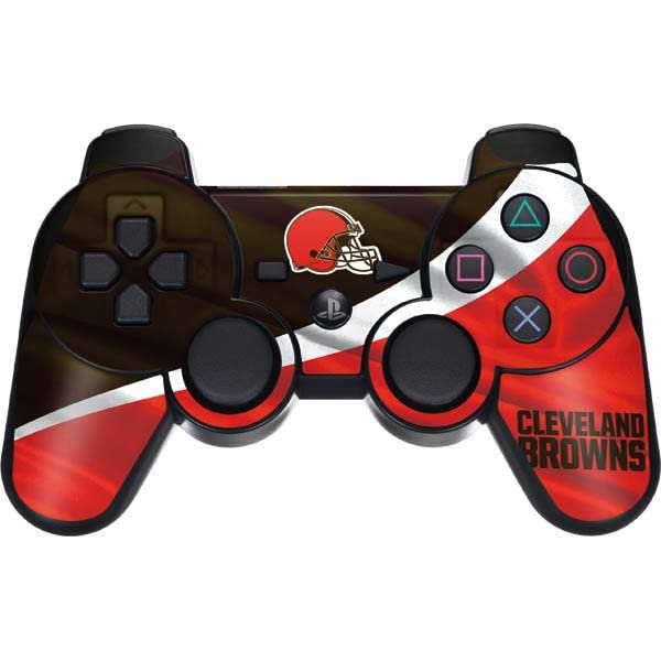 Skinit Decal Gaming Skin Compatible with PS3 Dual Shock Wireless Controller - Officially Licensed NFL Cleveland Browns Design