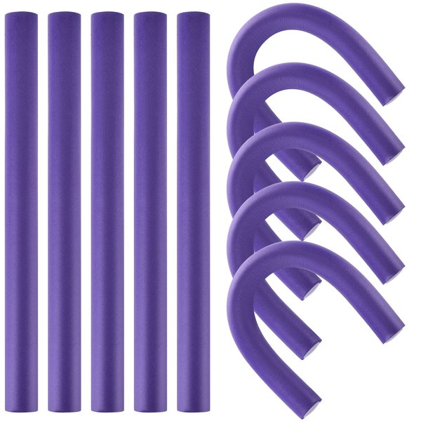 Heatless Hair Curlers Jumbo Flexible Curling Rods Bendable Twist Flexirod Soft Foam No Heat Hair Rollers for Long Medium Hair