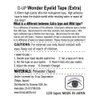 DUP Wonder Eyelid Tape Waterproof Eyelid Stickers, 120 Pc Double Sided Adhesive, Invisible Blend Double Eyelid Lift Strips for Droopy Eyes, Japanese Instant Natural Eye Lid Eye Makeup