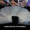 Black Lotus 100pcs/Lot Love Heart-Shape Laser Flashing Card Sleeves Trading Cards Film Magic Kpop Card Protector Holographic Foil Protective Cover (58x89mm)