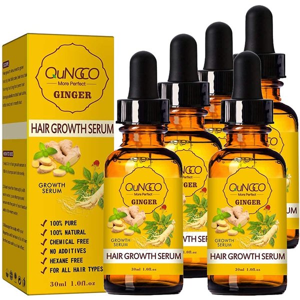 5 PACK Hair Growth Serum Liquid Hair Loss Treatment for Women & Men Dense Thicken Hair