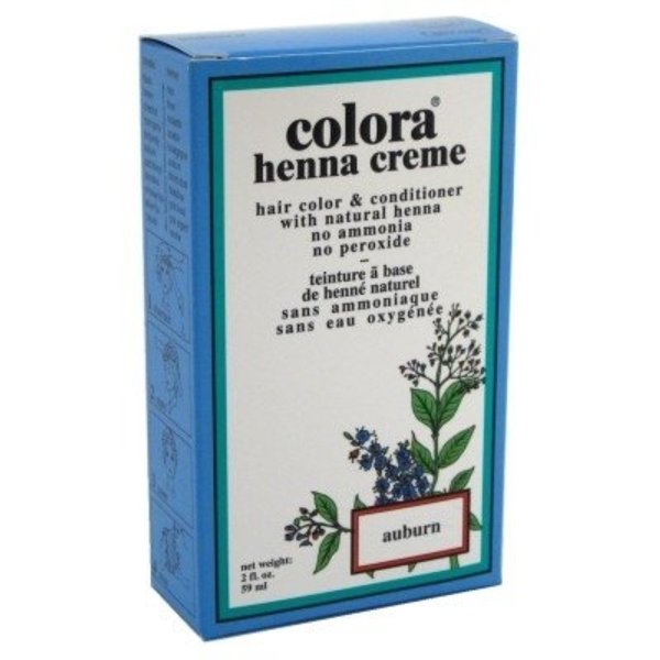 Colora Henna Creme Colora Henna Creme Hair Color Auburn, 2 oz (Pack of 5)