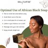 era of nature Best Raw ORGANIC AFRICAN BLACK SOAP, for Dry Skin and Skin Conditions. Pure & Natural Ingredients, Imported From Ghana - 1lb (16oz)