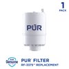 PUR Faucet Mount Replacement Filter 1-Pack, Genuine PUR Filter, 2-in-1 Powerful Filtration, Includes Lead Removal, White (RF33751)