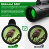 80x100 HD Monoculars Telescope for Adults High Powered with Smartphone Tripod & BAK4 Prism for Birdwatching/Hunting/Camping/Concert Travelling