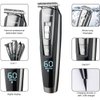 Hatteker Hair Clipper Beard Trimmer Kit for Men Cordless Hair Mustache Trimmer Hair Cutting Groomer Kit Precision Trimmer Waterproof USB Rechargeable 5 in 1