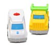 Number 1 in Gadgets Mini Toy Vehicles for Toddlers, 6 Pack Dump Truck Car Fire Truck Construction Police Ambulance Plastic Cars Play Kit Set