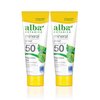 Alba Botanica Mineral Sunscreen Lotion, Broad Spectrum SPF 50 Sunscreen, Water Resistant and Biodegradable, 4 fl. oz. (Pack of 2)