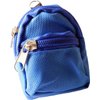 1Pc Blue Mini Doll Backpack School Bag Model Dollhouse School Accessory for Dollhouse Dollhouse, Dollhouse Accessories，Simulation Mini School Bag Model ，Dolls and Accessories