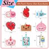 Henoyso 36 Pcs Nurse Keychain Nurse Party Favors Nurses Week Gift Medical Pills Stethoscope Key Chain Cute Silicone Nurse Key Chain for Nurse Week