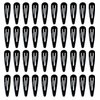 Generic 36pcs of Black Hair Clips for Women Thick Hair Non Slip Snap Hair Clips Double Grip Hair Clips Metal Hair Barrettes for Women & Girls