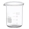 Glass Measuring Low Form Beaker Set 50ml 100ml 250ml Glass Graduated Beaker Set …