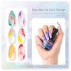 BURANO Nail Blooming Gel – UV LED Clear Blooming Gel Nail Polish for Spreading Effect 15ml 0.5 Floz with Nail Brush (blooming clear)