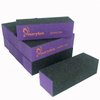 Maryton Nail Buffer Sanding Block Polisher Buffing File 60/100 Grit for Acrylic Nail Art Kit Manicure Tools 10 PCS (Black Purple)