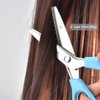 Zicolu 9" Pinking Shears for Fabric Cutting, Zig Zag Scissors, Scrapbook Scissors Decorative Edge for Adults, Great for Many Kinds of Sewing Fabrics Leather and Craft Paper, Professional Dressmaking
