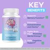 (5 Packs) Memyts Plus Capsules - Official Memyts Plus Supplement Pills Support Brain & Memory Focus, Natural Advanced Premium Formula for Overall Health & Wellness Reviews, 300 Capsules for 5 Months