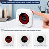 Visual Timer for Kids, Rechargeable 60-Minute Countdown Timer with 4 Alarm Modes, Silent Operation Pomodoro Timer for Classroom Kitchen Office, Autism and ADHD Tools for Kids and Adults, Pearl White
