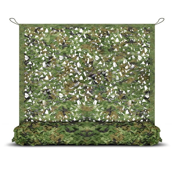 DUNCHATY Camo Netting, Camouflage Mesh Netting for Hunting Blinds, Woodland Mesh Perfect Camonetting for Camping Shooting Hunting, Military Theme Party Decoration Sun Shade Outdoor 23x5ft
