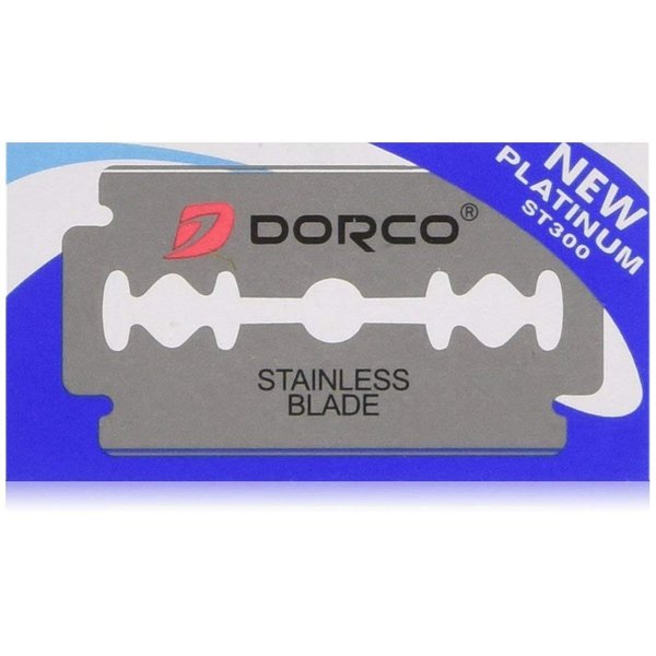 DORCO ST300 Platinum Razor Blades. 1 Box. 100 Blades.