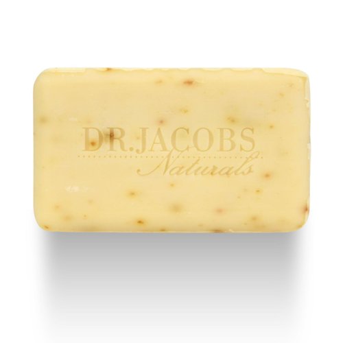 Dr Jacobs Naturals Pure Castile Bar Soap - Triple Milled Loofah Exfoliating Castile Bar Soap, 5 oz. - Free of Parabens, Sulfates, Synthetics, Gluten and GMO (Citrus Crush Cocktail)