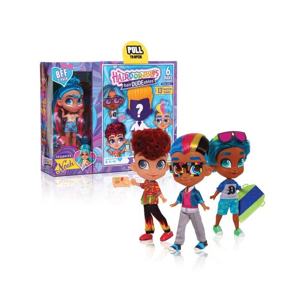 Hairdorables HairDUDEables Collectible Dolls, Series 1, Styles May Vary, Kids Toys for Ages 3 Up by Just Play