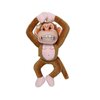 MIGHTY- Angry Animal Monkey - Squeaker-Multiple Layers. Made Durable, Strong & Tough. Interactive Play Dog Toy (Tug, Toss & Fetch). Machine Washable & It Floats. (Junior)