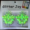 Glow in The Dark Body Gems Stick on,Luminous Crystals Mermaid Body Jewery Glitter Women Makeup for Festival Rave Party Outfit, 2-Pack