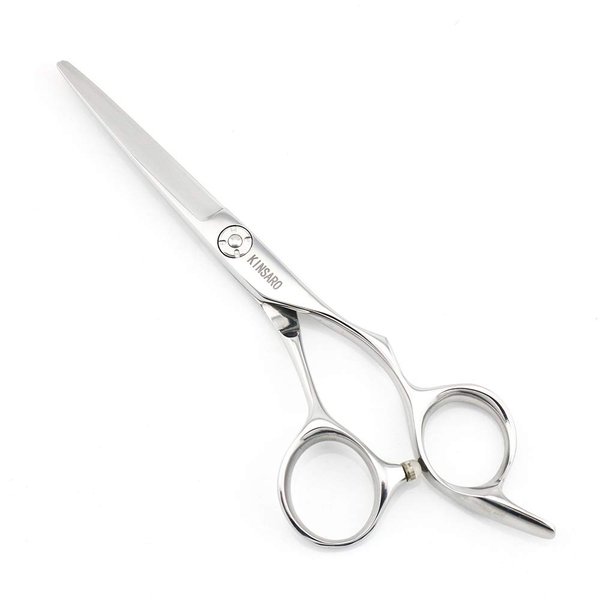 Barber Scissors 5.75" Hair Shears Professional Hair Scissors Hair Cutting Scissors Sharp Haircut Shears Convex blade Razor Edge 440c Barber Shears KINSARO