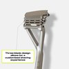 Leaf Shave | Leaf Razor, Chrome - Eco-Friendly Razor for Women & Men, Multi-Blade, Pivoting Head Razor with Stainless Steel Blades; Recommended for Body Shaving and Head Shaving