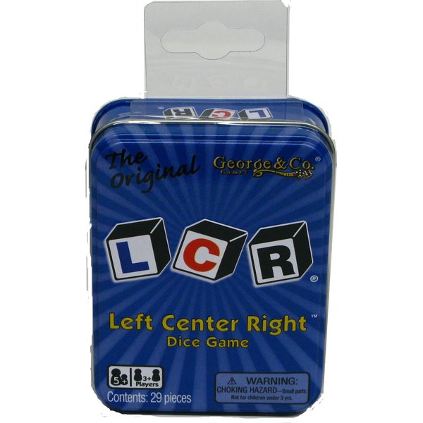 LCR® Left Center Right™ Dice Game - Blue Tin (2)